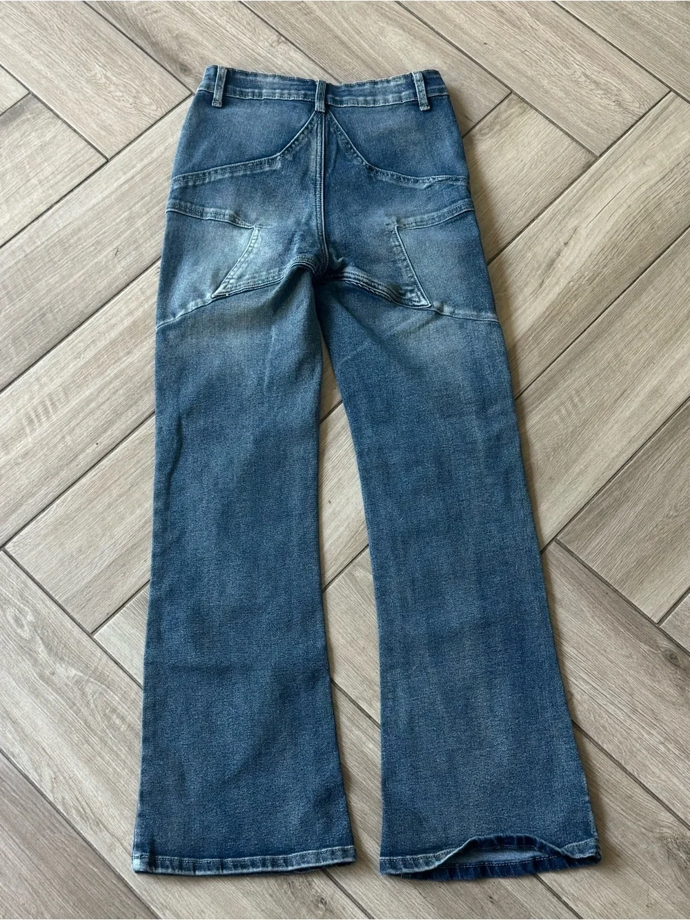 Blue Asphalt Women's Blue Bootcut flare Jeans